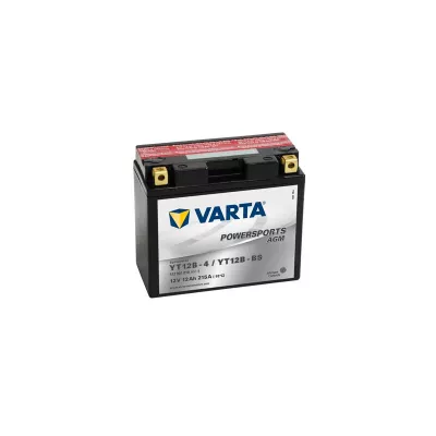 Baterie Moto 12V 12Ah, Pornire 215A, Dimensiuni 151 x 70 x 131 mm Varta AGM Borna+ Stanga 512901019
