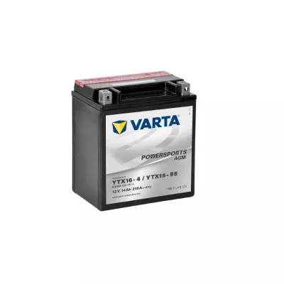 Baterie Moto 12V 14Ah, Pornire 210A, Dimensiuni 150 x 87 x 161 mm Varta AGM Borna+ Stanga 514902022 514902021