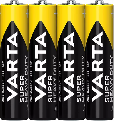 Baterii AAA LR3 1.5V Varta Super Heavy Duty Bulk 4