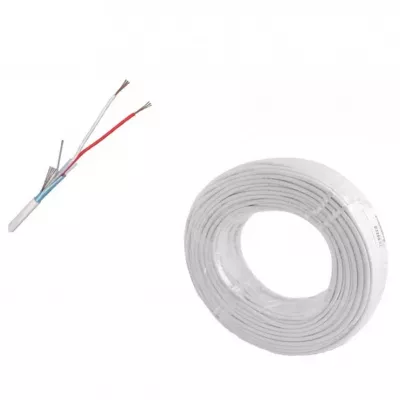 Cablu alarma 2 fire multifilare ecranate  fir masa CU 2 x 0,22 mm CEAM