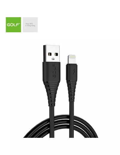 Cablu Incarcare USB iPhone Flying Fish Fast, Culoare Negru, Incarca cu 3A, Golf 64I
