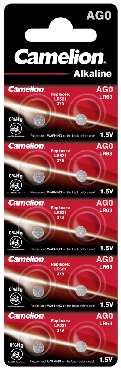 Baterii Ceas SR521SW AG0 LR521 G0 1.5V 15mAh Camelion Blister 10