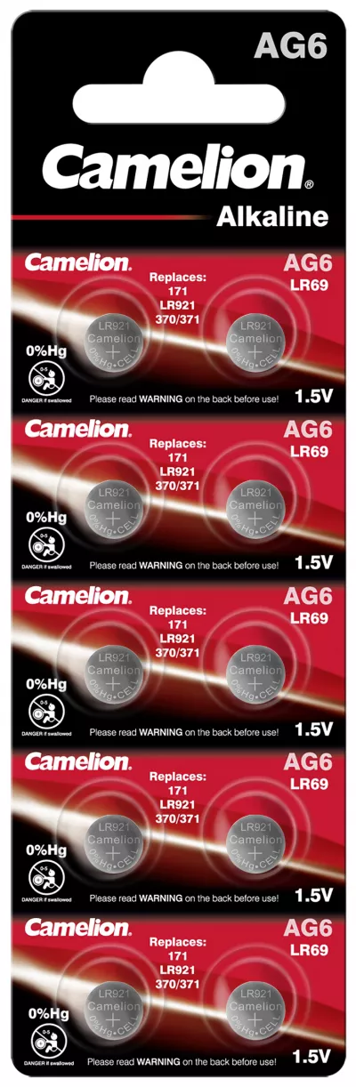 Baterii Ceas SR920SW AG6 LR921 G6 1.5V 45mAh Camelion Blister 10