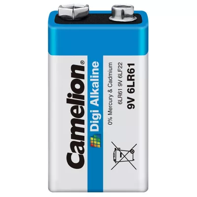 Baterie Alcalina 9V 6F22 6LR61 Camelion Digi Blister 1