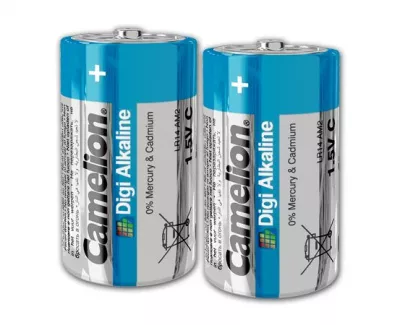 Baterii Alcaline C R14 1.5V Camelion Digi Blister 2