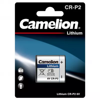 Baterie Litiu 6V CRP2 CR-P2 1400mAh, Dimensiuni 35 x 19.5 x 36 mm Camelion Blister 1