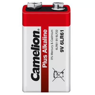 Baterie Alcalina 9V 6F22 6LR61 Camelion PLUS Bulk