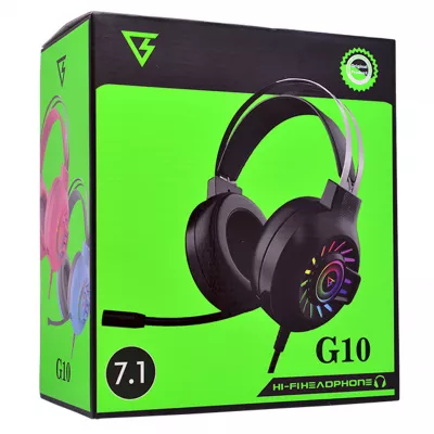Casca cu microfon gaming G10 RGB lighting 7.1 TED564564