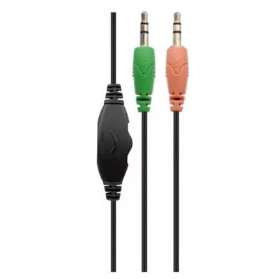 Casca cu microfon pe brat , conectare jack 2x 3,5mm Komc K4 TED301448