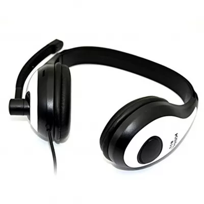 Casca cu microfon pe brat , conectare jack 2x 3,5mm Komc KM-520 TED302100 - PM1