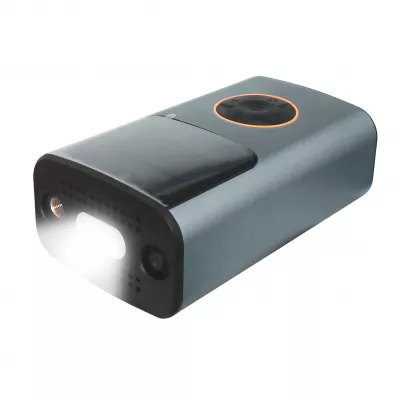 Compresor AUTO portabil, acumulator 2000mAh, display LED, presiune maxima 2.5 bar, gri