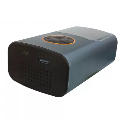 Compresor AUTO portabil, acumulator 2000mAh, display LED, presiune maxima 2.5 bar, gri