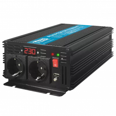Invertor Auto 12V 220V, Putere Convertor 2500W cu Unda Sinusoidala Pura, TED Electric TED000392