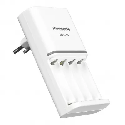 Incarcator Baterii Reincarcabile, Fara Acumulatori, SMART & QUICK cu Incarcare Individuala in 1.5h, Eneloop BQ-CC55E