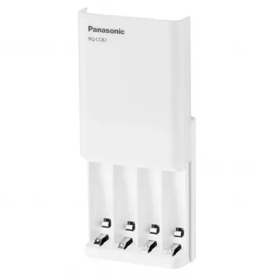Incarcator Baterii Reincarcabile, Fara Acumulatori, SMART & QUICK cu USB si Functie de PowerBank, Eneloop BQ-CC87USB