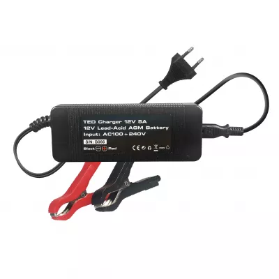 Incarcator Acumulator 12V Putere Incarcare 5A, Incarca Baterie Pana la 100 Ah, TED TED003560