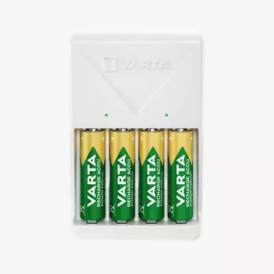 Incarcator Baterii Reincarcabile, Include 4x AA LR6 2100mAh, PLUG CHARGER cu Incarcare in 4.5h, Varta 57657 101 451