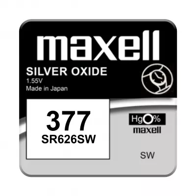 Baterie Ceas SR626SW 377 1.55V 30mAh Maxell Blister 1