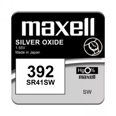 Baterie Ceas SR41W 384 392 1.55V 39mAh Maxell Blister 1