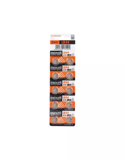 Baterii Ceas SR44SW AG13 LR44 G13 A76 1.5V 60mAh Maxell Blister 10