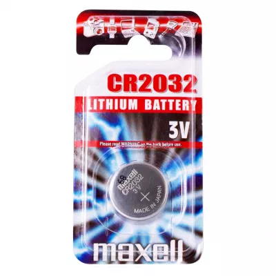 Baterie Litiu 3V CR2032 220mAh, Dimensiuni 20 x 3.2 mm Maxell Blister 5