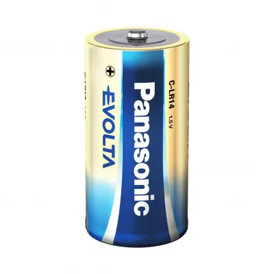 Baterii Alcaline C R14 1.5V Panasonic Evolta Blister 2
