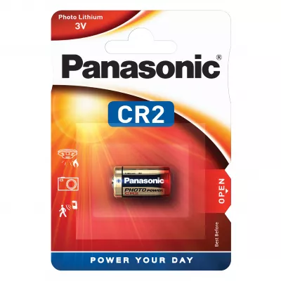 Baterie Litiu 3V CR2 850mAh, Dimensiuni 16 x 2.7 mm Panasonic Blister 1