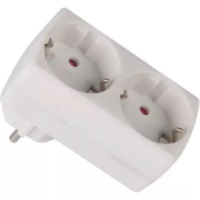Triplustecher (2 posturi) schuko Insta SPN2361