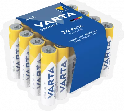 Baterii Alcaline AAA LR3 1.5V Varta Energy Blister 24