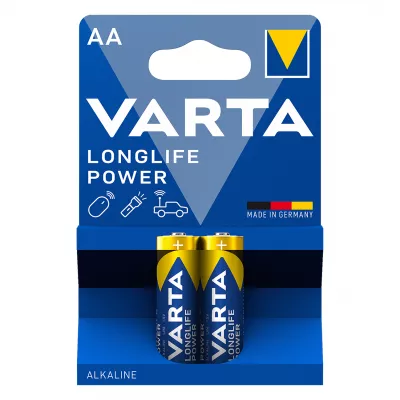 Baterii Alcaline AA LR6 1.5V Varta Blister 2
