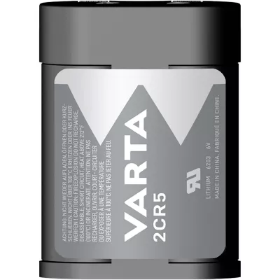 Baterie Litiu 6V 2CR5 1400mAh, Dimensiuni 34 x 17 x 45 mm Varta Blister 1