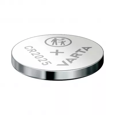 Baterie Litiu 3V CR2025 170mAh, Dimensiuni 20 x 2.5 mm Varta Blister 5