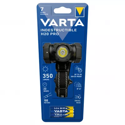 Lanterna de cap cu LED 4W 350lm H20 PRO, indestructibila IP67, include 3 x AAA R3, V17732 Varta