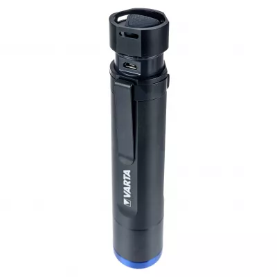 Lanterna cu acumulator 6W CREE F20R si acumulator, 400lm metalica IPX4, 18900 Varta