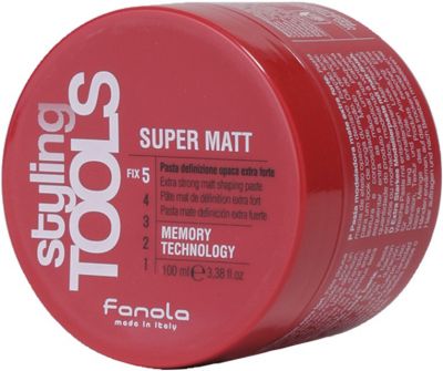 Ceara pentru Par cu Efect Mat Extra Puternica - Super Matt Extra Strong Shaping Paste Styling Tools 100ml - Fanola