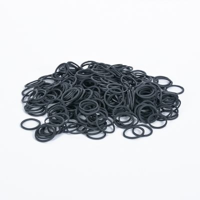 Elastice de Par Negre - Black Hair Bands D15mm 300 Buc - Bifull