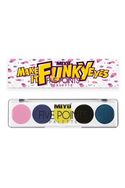 Make It Funky Eyes Paleta Fard Pleoape Five Points Nr.26 - MIYO