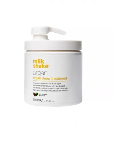 Masca cu Ulei de Argan pentru Toate Tipurile de Par – Argan Deep Treatment 500ml – Milk Shake