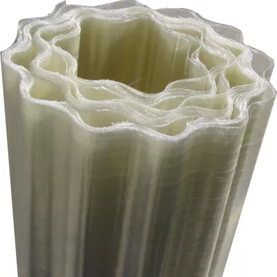 Acoperitori rasini polimerice - Acoperis ondulat din fibra de sticla, incolor, lungime 40 m, latime 1.5 m, 60 m2/rola, profiline.ro