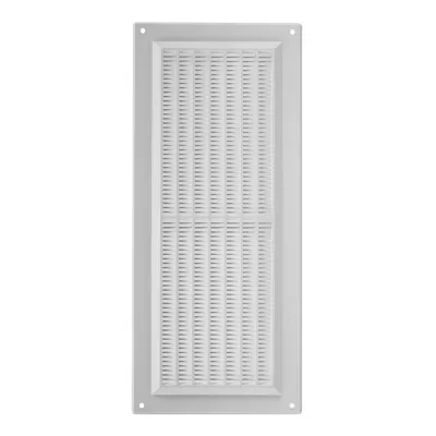 Grila dreptunghiulara pentru ventilatie PVC, alb, 130 x 300 mm