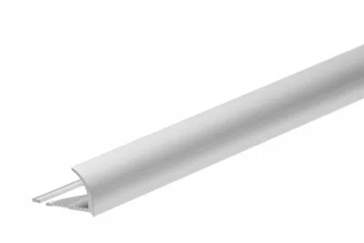 Profil aluminiu pentru colt exterior pentru gresie si faianta, PM36100A-C, natur, 10 mm, 2.5 m