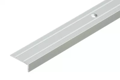 Profil aluminiu pentru treapta, PM32681, argintiu, 900 x 25 x 10 mm
