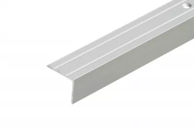 Profil aluminiu pentru treapta, PM3281, argintiu, 900 x 25 x 20 mm