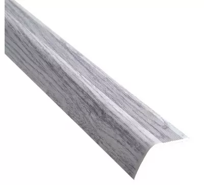Profil aluminiu pentru treapta, PM6609610-N, stejar husky, 900 x 40 x 25 mm