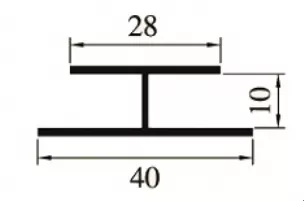 Lambriuri - Profil de imbinare H, PVC Kula, Lungime 3m, Alb, 10buc/pachet, profiline.ro