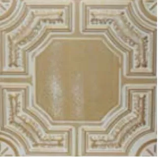 Tavane decorative - Tavan fals decorativ, polistiren, TPO-C-51GOLD97, auriu,  50 x 50 x 0.5 cm, 24 m2/cutie, profiline.ro