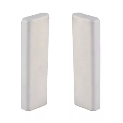 Terminatie PVC stanga-dreapta, plinta mocheta PP50, PP50-P-5-100, alb, 2 perechi/set