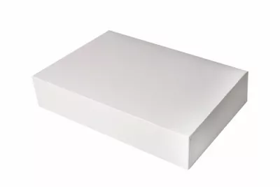 Cutii prajituri albe 28x20x6cm 25buc/set