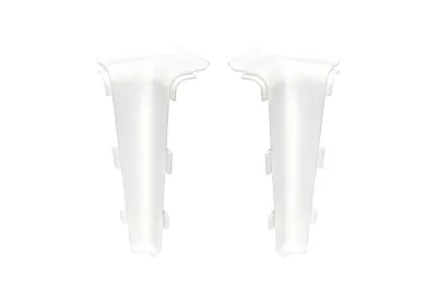 ACCESORII PLINTE PVC - Colt Interior Lars 40 White Mat 2 buc/pachet, raveli.ro