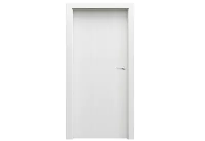 Foaie de ușă de interior cu finisaj sintetic, Porta Decor, wenge alb, model plină, Norma Poloneza (H0 - 2060 mm)